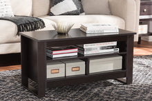 Load image into Gallery viewer, Baxton Studio Nerissa Modern and Contemporary Wenge Brown Finished Coffee Table
