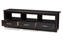 Load image into Gallery viewer, Baxton Studio Ryleigh Modern and Contemporary Wenge Brown Finished TV Stand
