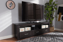 Load image into Gallery viewer, Baxton Studio Ryleigh Modern and Contemporary Wenge Brown Finished TV Stand
