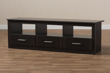 Load image into Gallery viewer, Baxton Studio Ryleigh Modern and Contemporary Wenge Brown Finished TV Stand
