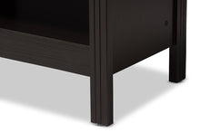 Load image into Gallery viewer, Baxton Studio Sloane Modern and Contemporary Wenge Brown Finished TV Stand

