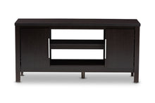Load image into Gallery viewer, Baxton Studio Marley Modern and Contemporary Wenge Brown Finished TV Stand
