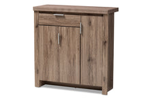 Load image into Gallery viewer, Baxton Studio Laverne Modern and Contemporary Oak Brown Finished Shoe Cabinet
