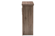 Load image into Gallery viewer, Baxton Studio Laverne Modern and Contemporary Oak Brown Finished Shoe Cabinet
