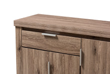 Load image into Gallery viewer, Baxton Studio Laverne Modern and Contemporary Oak Brown Finished Shoe Cabinet
