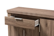 Load image into Gallery viewer, Baxton Studio Laverne Modern and Contemporary Oak Brown Finished Shoe Cabinet
