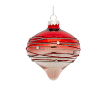 Load image into Gallery viewer, Beaded Ombre Glass Tree Ornament (Set of 6)
