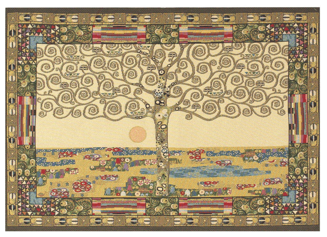 Tree of Life by Klimt European Tapestry