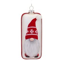 Load image into Gallery viewer, Glass Snowflake Gnome Tree Ornament (Set of 12)
