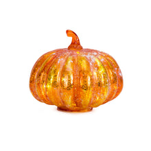 Load image into Gallery viewer, LED Lighted Mercury Glass Pumpkin DŽcor (Set of 4)
