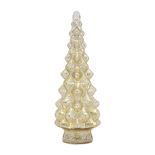 Load image into Gallery viewer, LED Lighted Mercury Glass Holiday Tree DŽcor (Set of 3)
