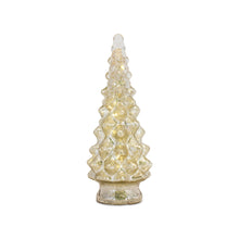 Load image into Gallery viewer, LED Lighted Mercury Glass Holiday Tree DŽcor (Set of 3)
