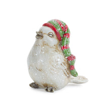 Load image into Gallery viewer, Winter Bird Figurine with Stocking Hat (Set of 12)
