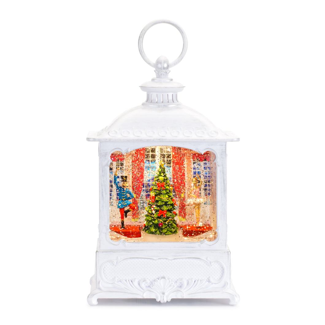 LED Snow Globe Lantern with Nutcracker Scene 10