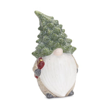 Load image into Gallery viewer, Terra Cotta Gnome Figurine with Pine Tree Hat (Set of 2)
