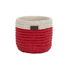 Load image into Gallery viewer, Woven Basket Design Resin Joy Planter (Set of 2)
