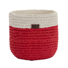 Load image into Gallery viewer, Woven Basket Design Resin Joy Planter (Set of 2)
