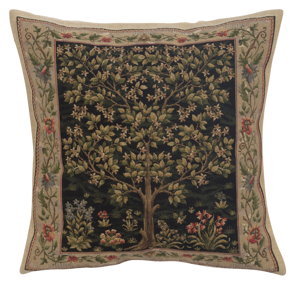 Tree of Life Beige II European Cushion Covers