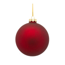 Load image into Gallery viewer, Red Glass Ball and Onion Ornament (Set of 6)
