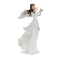 Load image into Gallery viewer, Winter Angel Figurine with Bird and Wreath Accent (Set of 2)
