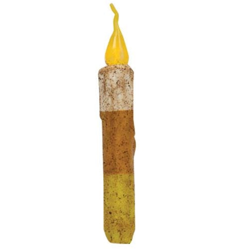 Candy Corn Timer Taper (Pack of 4)