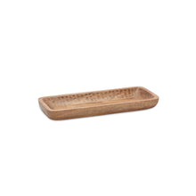 Load image into Gallery viewer, Natural Mango Wood Dough Bowl Tray (Set of 2)

