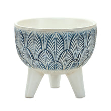 Load image into Gallery viewer, Geometric Leaf Planter with Legs (Set of 2)
