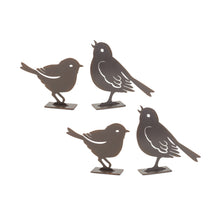 Load image into Gallery viewer, Metal Cut Out  Bird Figurine (Set of 2)
