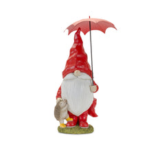Load image into Gallery viewer, Garden Gnome with Umbrella and Woodland Animals (Set of 2)
