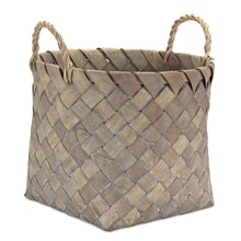 Load image into Gallery viewer, Natural Woven Wicker Basket with Handles (Set of 3)
