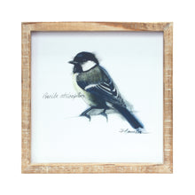 Load image into Gallery viewer, Wood Framed Bird Art Print (Set of 4)
