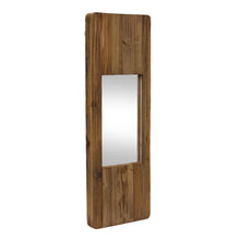 Load image into Gallery viewer, Rustic Wooden Wall Mirror 29&quot;H
