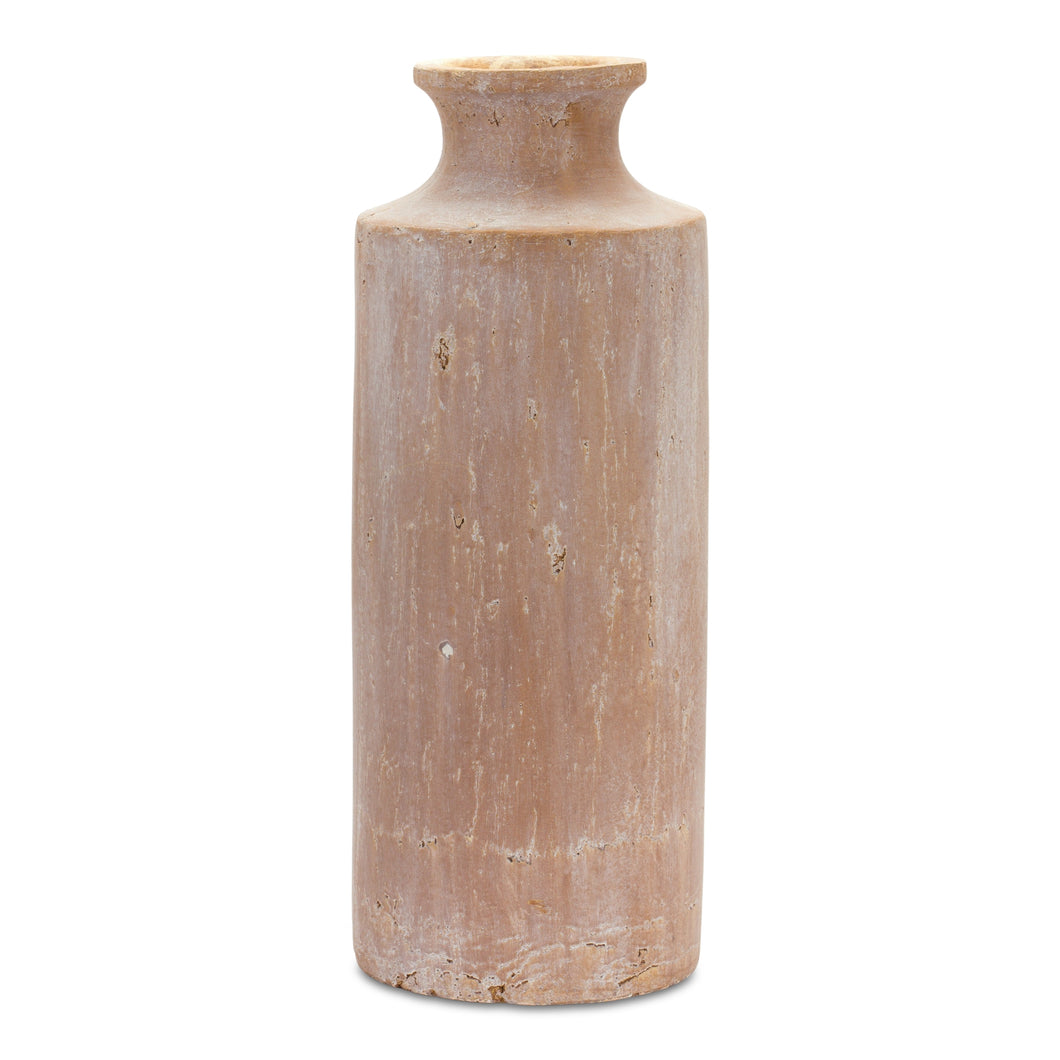 Distressed Terra Cotta Floor Vase 19