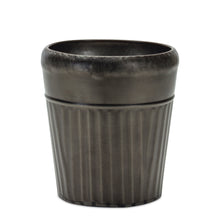 Load image into Gallery viewer, Pewter Metal Planter with Tapered Design (Set of 3)

