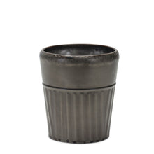 Load image into Gallery viewer, Pewter Metal Planter with Tapered Design (Set of 3)
