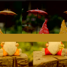 Load image into Gallery viewer, Garden Gnome with Umbrella and Woodland Animals (Set of 2)
