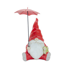 Load image into Gallery viewer, Garden Gnome with Umbrella and Woodland Animals (Set of 2)
