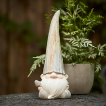 Load image into Gallery viewer, Modern Terra Cotta Gnome Figurine with Marble Finish (Set of 2)
