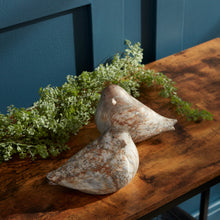 Load image into Gallery viewer, Terra Cotta Bird with Marble Design (Set of 2)
