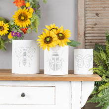 Load image into Gallery viewer, Brushed Metal Insect Pot (Set of 3)
