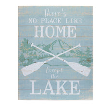 Load image into Gallery viewer, Wooden Lake Life Sentiment Sign (Set of 2)
