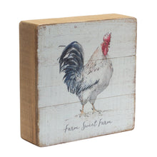 Load image into Gallery viewer, Rustic Wood Farm Animal Sentiment Block (Set of 4)
