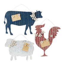 Load image into Gallery viewer, Farm Animal Magnetic Memo Board (Set of 3)
