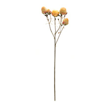 Load image into Gallery viewer, Blush Yellow Rose Bud Spray (Set of 6)
