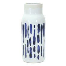 Load image into Gallery viewer, Two-Tone Tie Dye Design Ceramic Vase (Set of 2)
