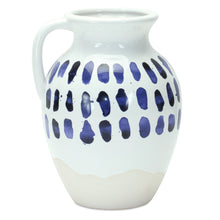 Load image into Gallery viewer, Two-Tone Tie Dye Design Ceramic Pitcher Vase (Set of 2)
