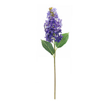 Load image into Gallery viewer, Varigated Purple Lilac Flower Stem (Set of 6)
