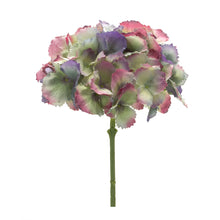 Load image into Gallery viewer, Varigated Lavender and Pink Hydrangea Flower Stem (Set of 6)
