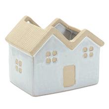 Load image into Gallery viewer, Neutral Porcelain House Planter (Set of 3)
