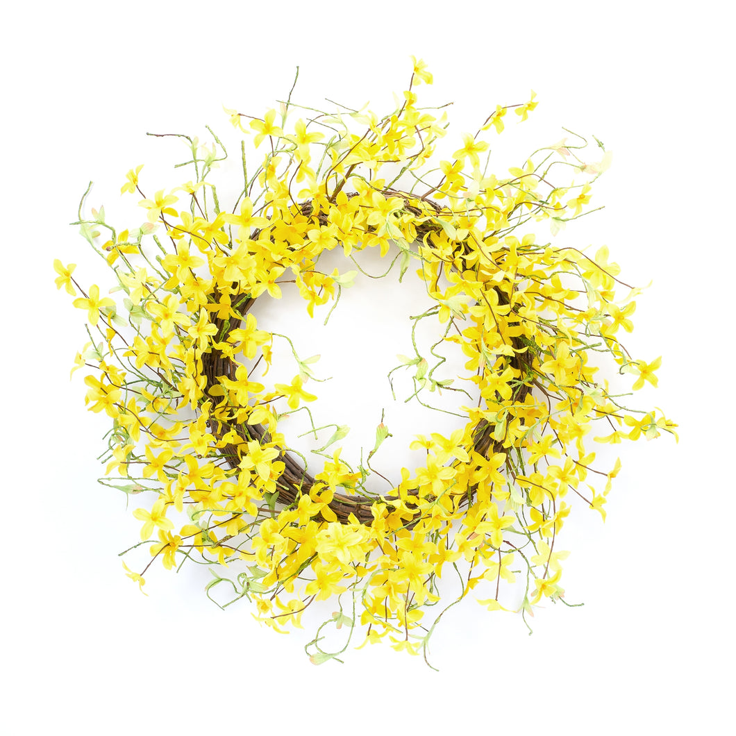 Spring Forsythia and Twig Wreath 21.75